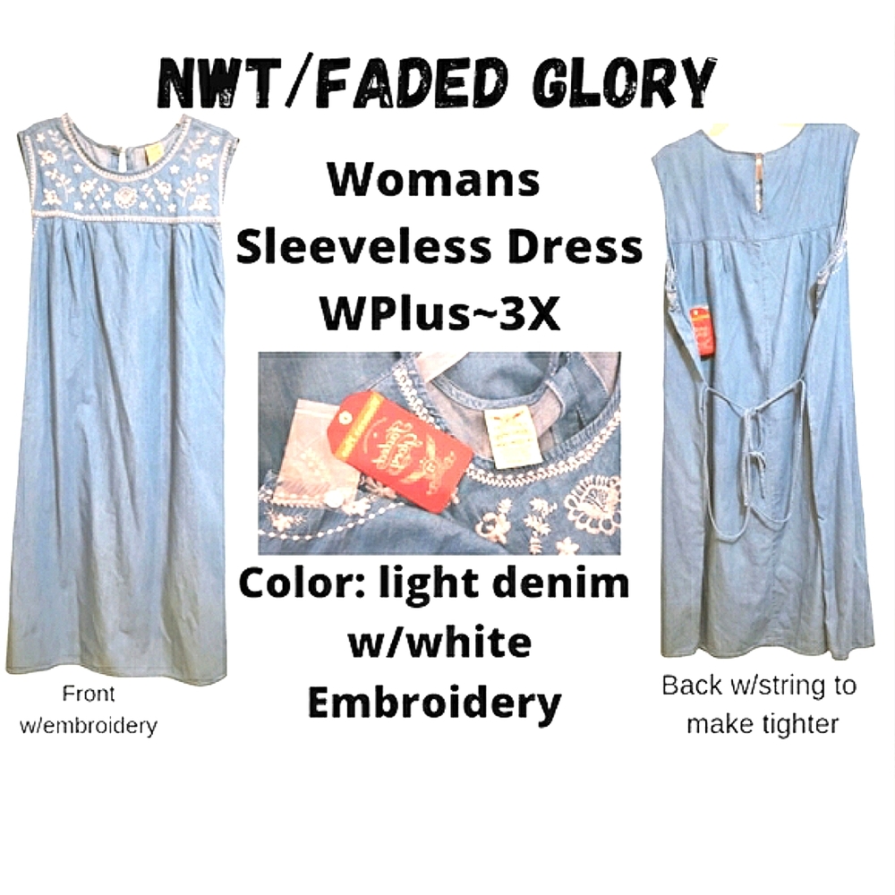 🔥👗 "Faded Glory" Dress